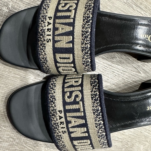 CHRISTIAN DIOR mules NWT size 38.5 - Picture 2 of 12